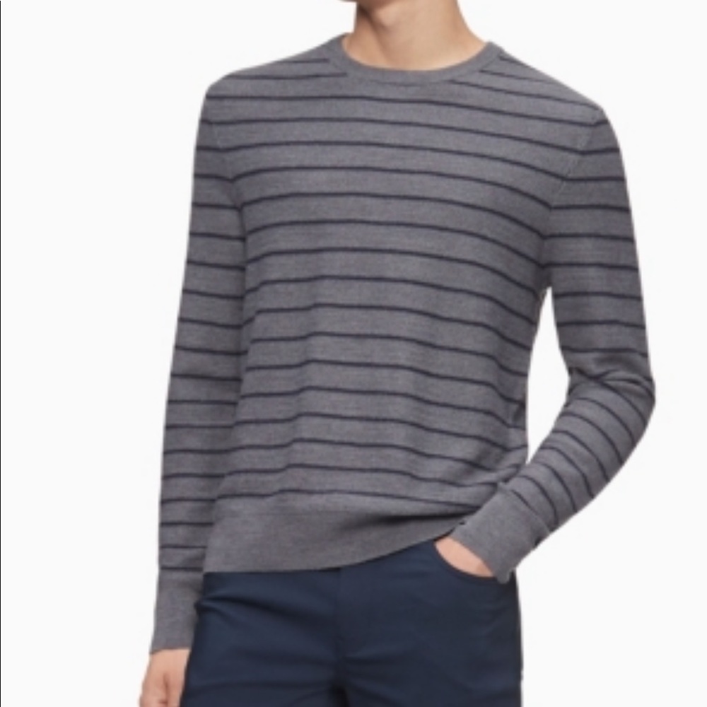 Calvin Klein Merino Striped Sweater